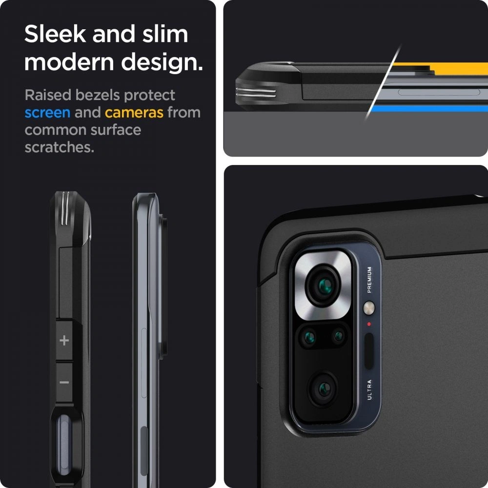 Wholesale Spigen Tough Armor Redmi Note 10 Pro Black - SPN1578BLK - {ean13} - Hurt