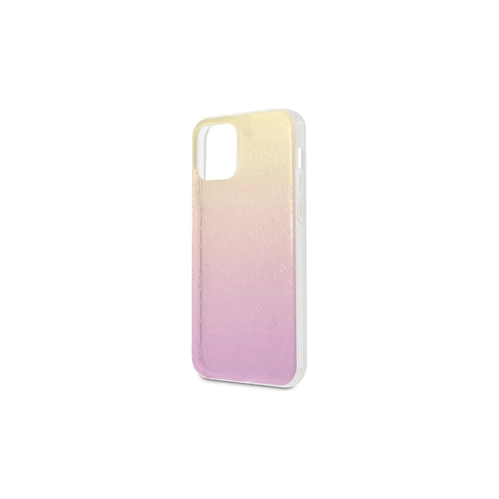 Hurtownia GSM - Etui Guess GUHCP12M3D4GGPG Apple iPhone 12/12 Pro różowy pink 3D Raised 4G Gradient - GUE959PNK - {ean13} - Hurt