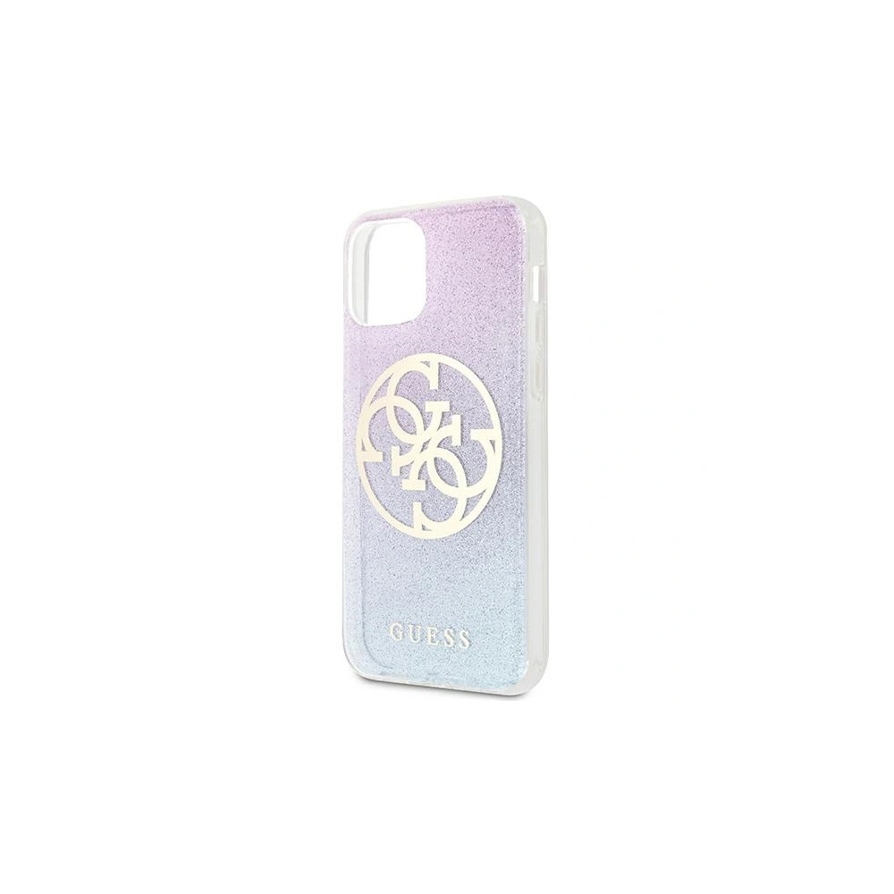 Hurtownia GSM - Etui Guess GUHCP12MPCUGLBPG Apple iPhone 12/12 Pro modré/blue tvrdé pouzdro Glitter Gradient 4G Circle Logo - GUE960BLU - {ean13} - Hurt