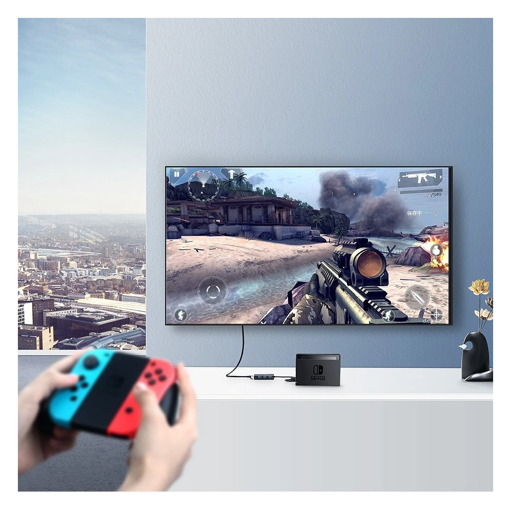 Hurtownia GSM - Ugreen rozdzielacz HUB 3x USB 3.0 zewnętrzna karta sieciowa RJ45 Giga Ethernet czarny (20265) - UGR807BLK - {ean13} - Hurt