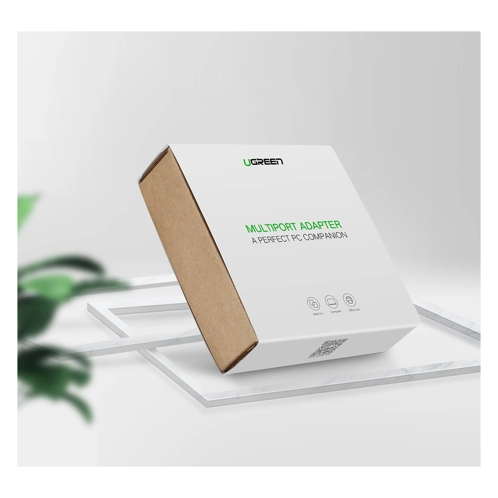 Hurtownia GSM - Ugreen rozdzielacz HUB 3x USB 3.0 zewnętrzna karta sieciowa RJ45 Giga Ethernet czarny (20265) - UGR807BLK - {ean13} - Hurt