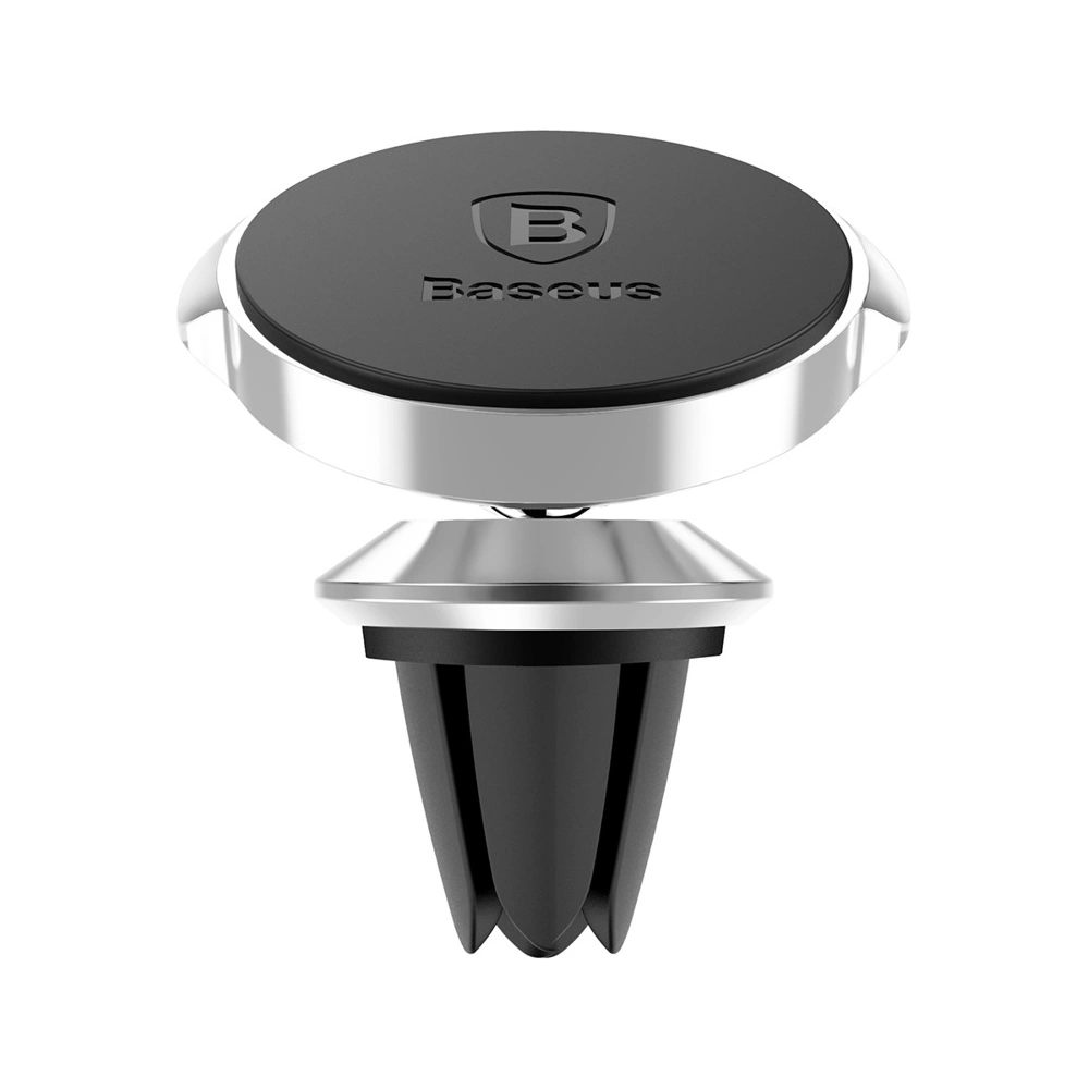 Wholesale Baseus Small Ears Series Universal Air Vent Magnetic Car Mount Holder silver (SUER-A0S) - BSU2164SLV - {ean13} - Hurt