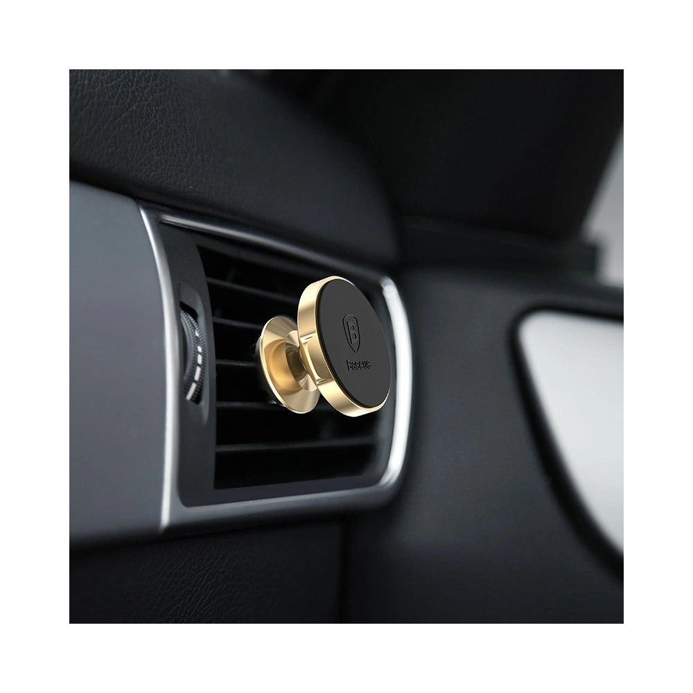 Wholesale Baseus Small Ears Series Universal Air Vent Magnetic Car Mount Holder silver (SUER-A0S) - BSU2164SLV - {ean13} - Hurt