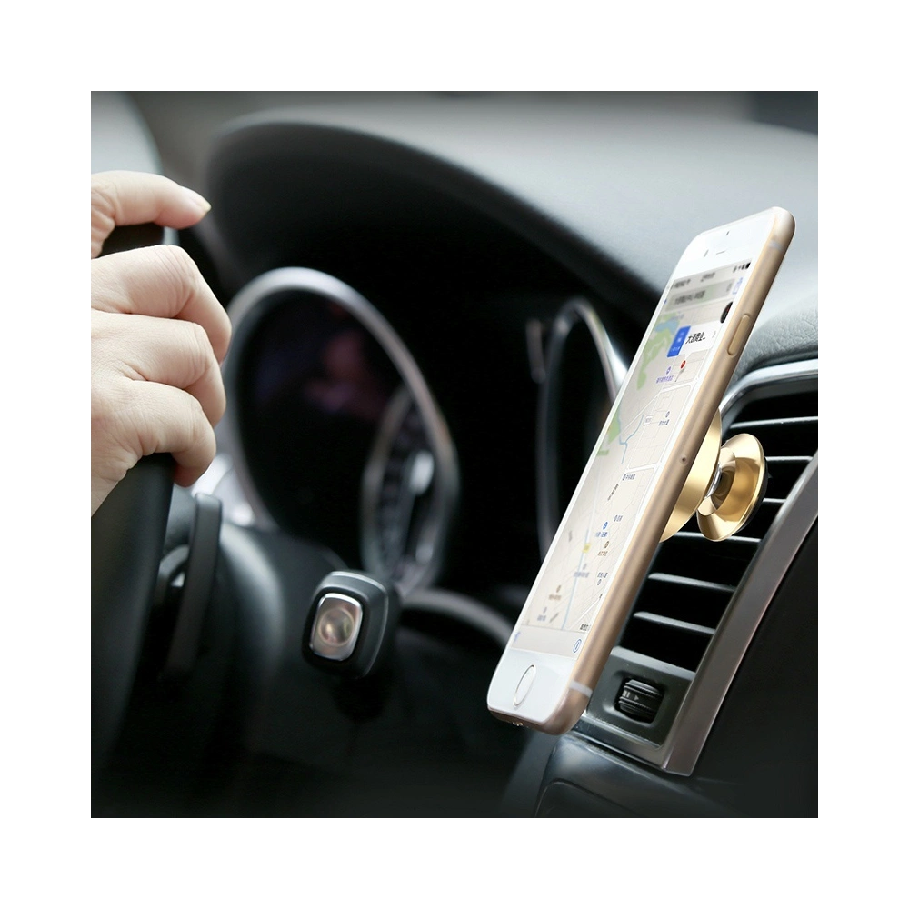 Wholesale Baseus Small Ears Series Universal Air Vent Magnetic Car Mount Holder silver (SUER-A0S) - BSU2164SLV - {ean13} - Hurt