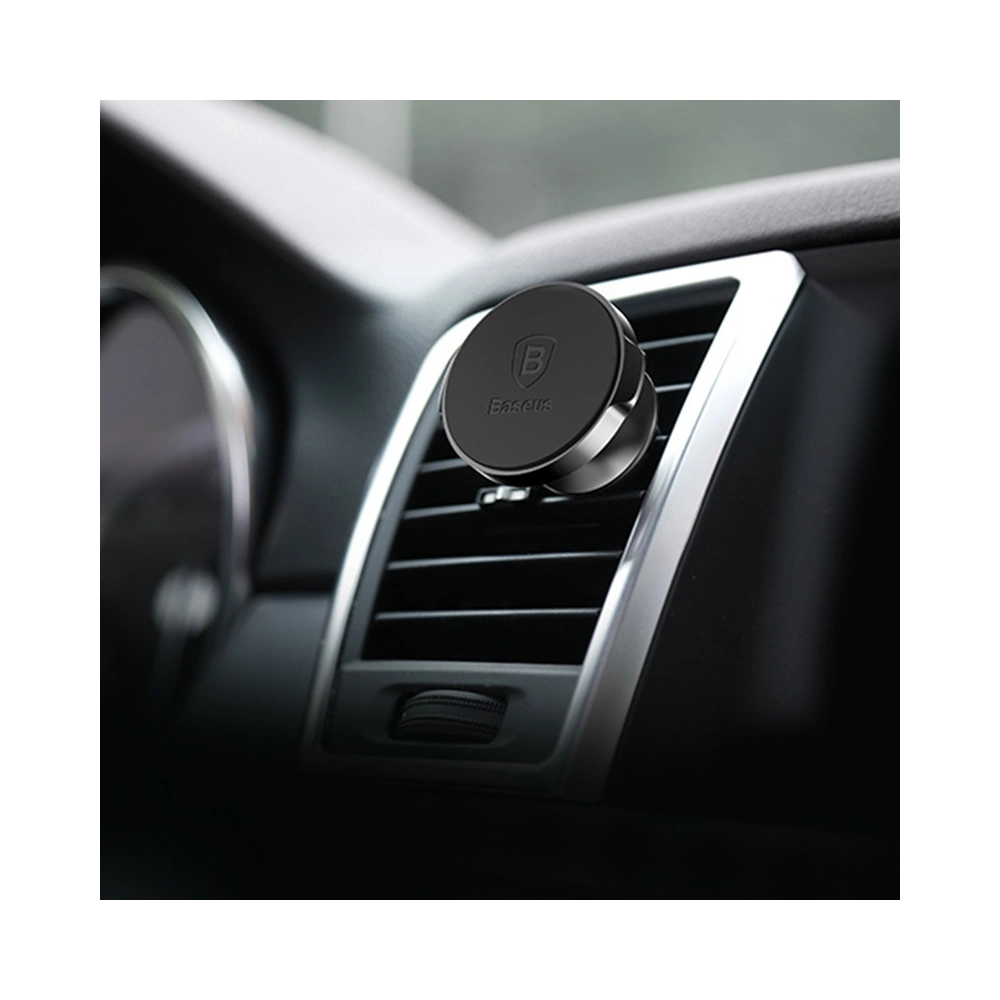 Wholesale Baseus Small Ears Series Universal Air Vent Magnetic Car Mount Holder silver (SUER-A0S) - BSU2164SLV - {ean13} - Hurt