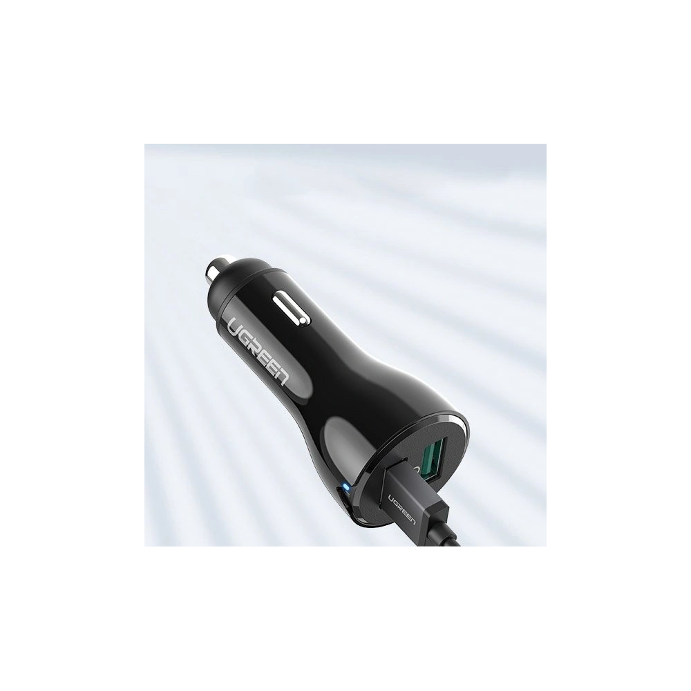 Hurtownia GSM - Ugreen automobilová nabíječka Quick Charge 3.0 2x USB 30W 3A černá (40309) - UGR808BLK - {ean13} - Hurt