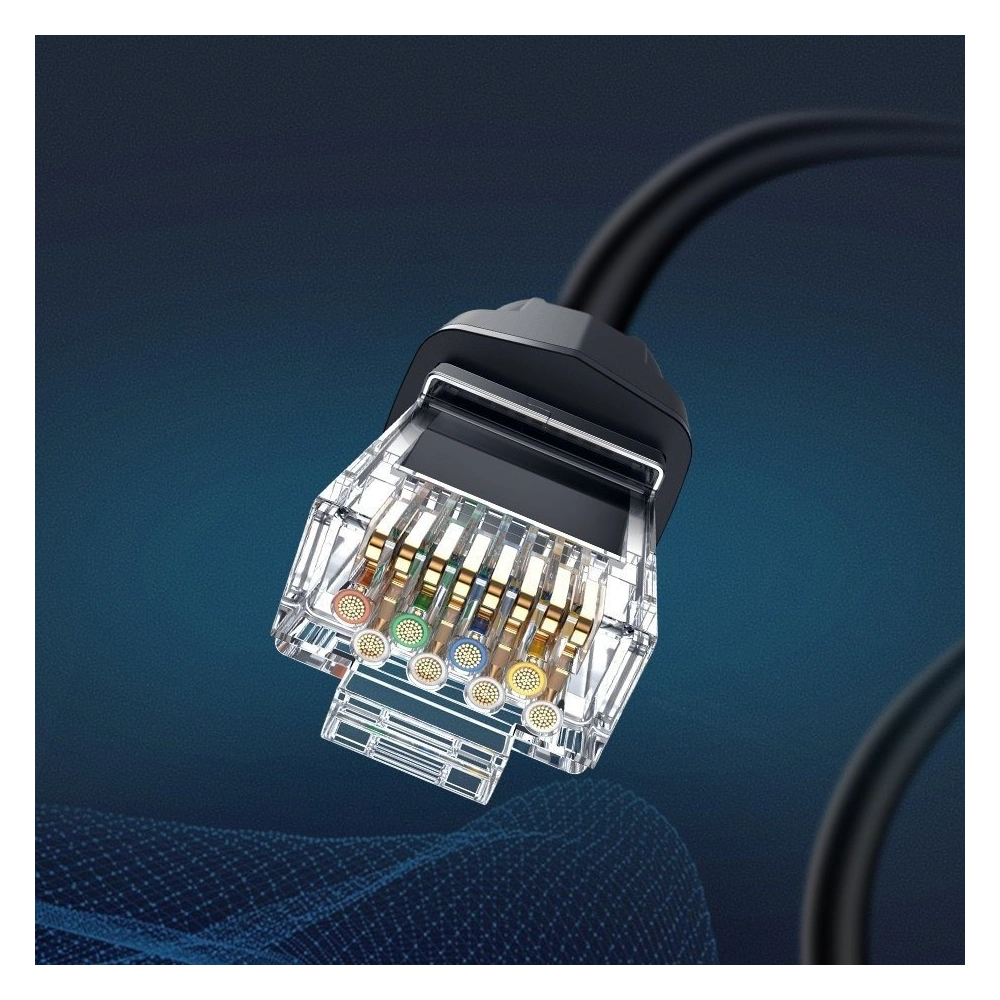 Hurtownia GSM - Ugreen kabel przewód internetowy sieciowy Ethernet patchcord RJ45 Cat 8 T568B 20 m czarny (80728 NW121) - UGR815BLK - {ean13} - Hurt