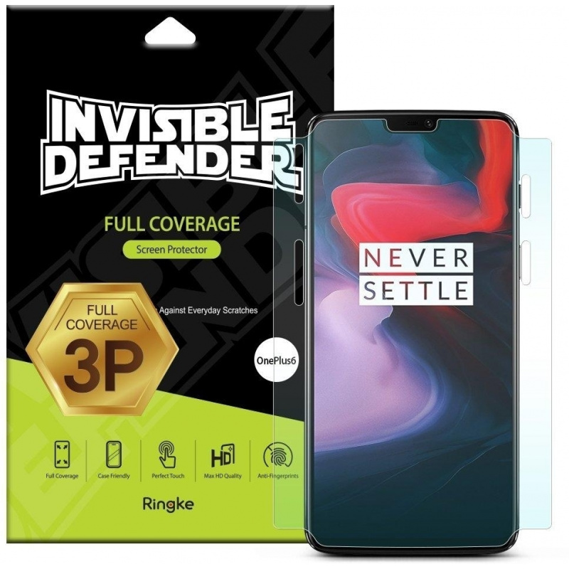 Hurtownia Ringke - 8809611504851 - [KOSZ] - Folia Ringke Invisible Defender OnePlus 6 Case Friendly - B2B homescreen