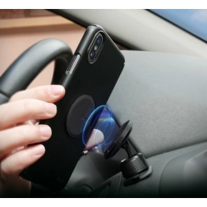 Hurtownia GSM - Plăci din PU Leather Metal pentru suportul magnetic Ringke Negru - RGK719BLK - {ean13} - Hurt