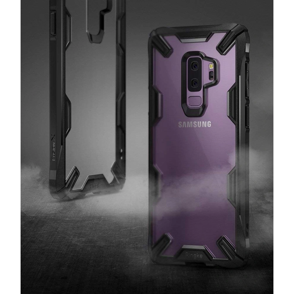 Hurtownia GSM - Etui Ringke Fusion-X Samsung Galaxy S9 Plus černé - RGK722BLK - {ean13} - Hurt