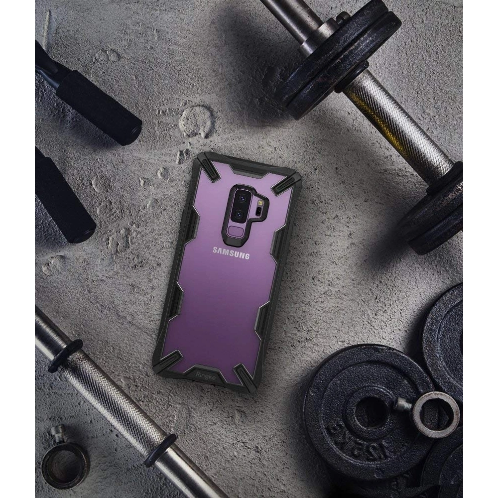 Hurtownia GSM - Etui Ringke Fusion-X Samsung Galaxy S9 Plus černé - RGK722BLK - {ean13} - Hurt