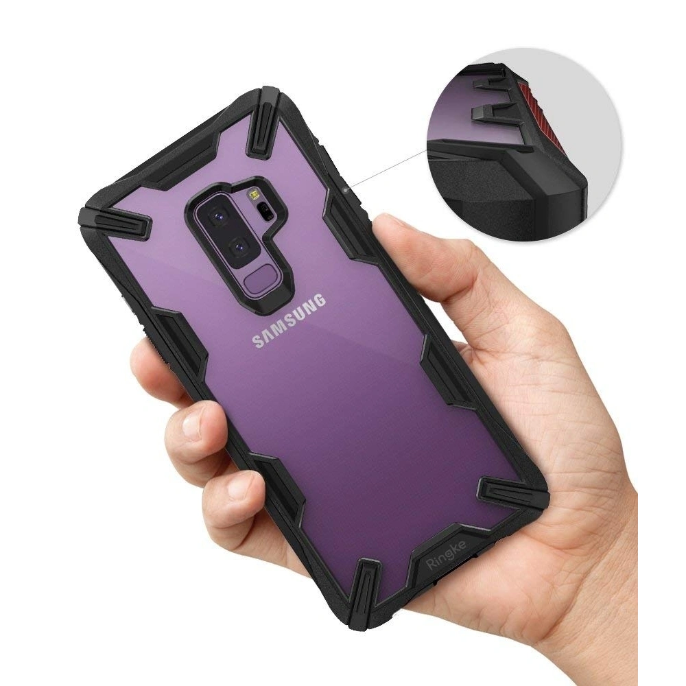 Hurtownia GSM - Etui Ringke Fusion-X Samsung Galaxy S9 Plus černé - RGK722BLK - {ean13} - Hurt