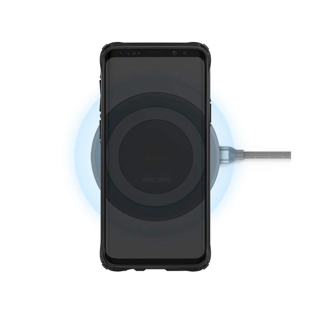 Hurtownia GSM - Etui Ringke Fusion-X Samsung Galaxy S9 Plus černé - RGK722BLK - {ean13} - Hurt