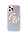Wholesale Guess GUHCP12LPCUGLBPG Apple iPhone 12 Pro Max blue hard case Glitter Gradient 4G Circle Logo - GUE962BLU - {ean13} - Hurt