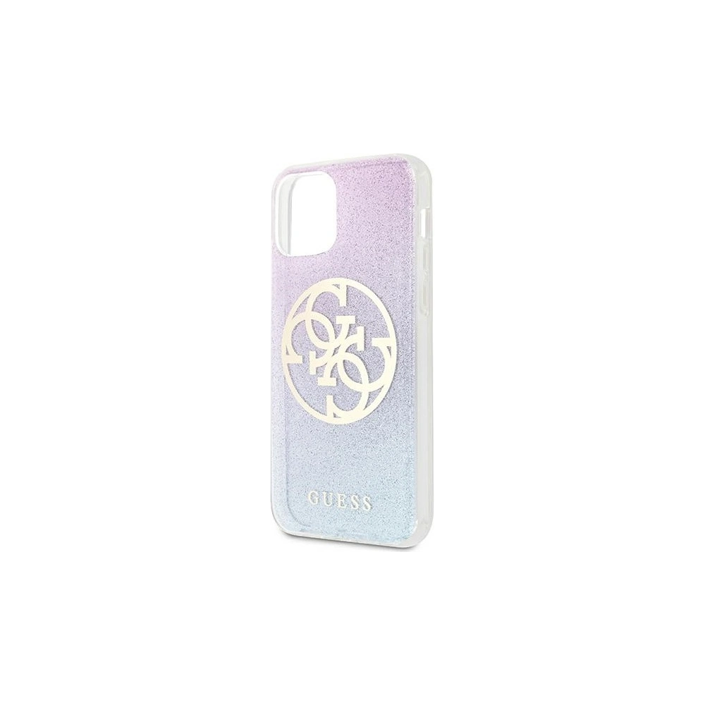 Hurtownia GSM - Etui Guess GUHCP12LPCUGLBPG Apple iPhone 12 Pro Max modré/blue tvrdé pouzdro Glitter Gradient 4G Circle Logo - GUE962BLU - {ean13} - Hurt