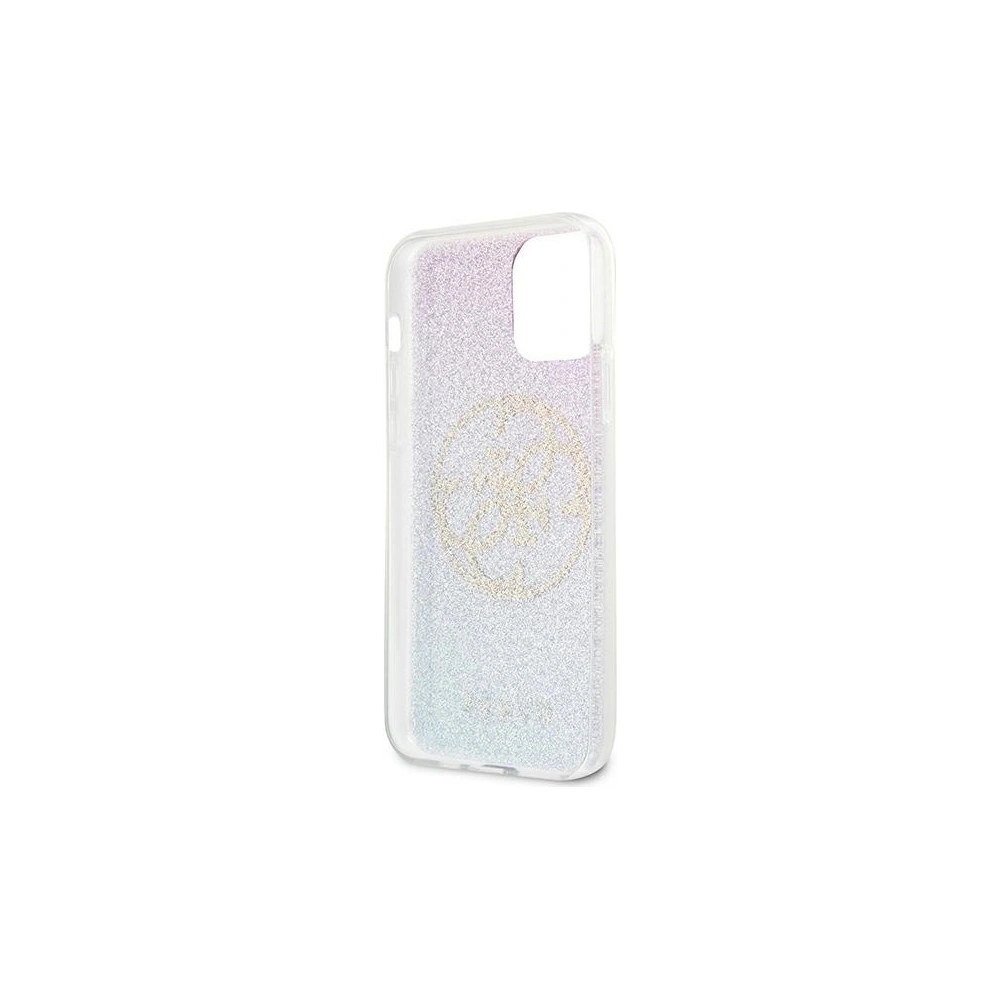 Hurtownia GSM - Etui Guess GUHCP12LPCUGLBPG Apple iPhone 12 Pro Max modré/blue tvrdé pouzdro Glitter Gradient 4G Circle Logo - GUE962BLU - {ean13} - Hurt
