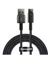 Kabel USB do USB-C Baseus Tungsten Gold, 66W, 2m (czarny)