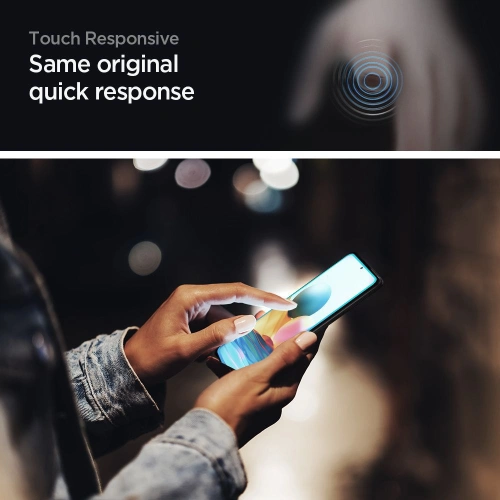 Szkło hartowane Spigen GLAS.tR Slim Redmi Note 10 Pro Black