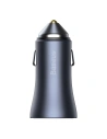 Wholesale Baseus Golden Contactor Pro car charger, USB + USB-C, QC4.0+, PD, SCP, 40W (gray) - BSU2166BLK - {ean13} - Hurt