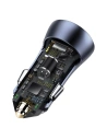 Wholesale Baseus Golden Contactor Pro car charger, USB + USB-C, QC4.0+, PD, SCP, 40W (gray) - BSU2166BLK - {ean13} - Hurt