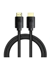 Kabel HDMI 2.1 Baseus High Definition Series, 8K 60Hz, 3D, HDR, 48Gbps, 1m (czarny)