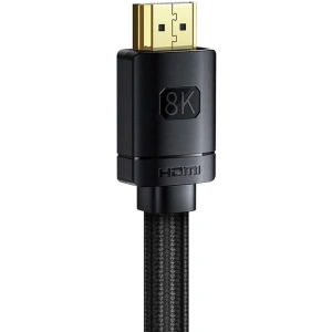 Hurtownia GSM - Kabel HDMI 2.1 Baseus High Definition Series, 8K 60Hz, 3D, HDR, 48Gbps, 1m (czarny) - BSU2168BLK - {ean13} - Hurt