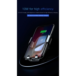 Uchwyt samochodowy z ładowarką indukcyjną Baseus Metal Gravity Car Mount Wireless Charger