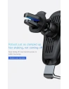 Hurtownia GSM - Uchwyt samochodowy z ładowarką indukcyjną Baseus Metal Gravity Car Mount Wireless Charger Black - BSU043 - {ean13} - Hurt