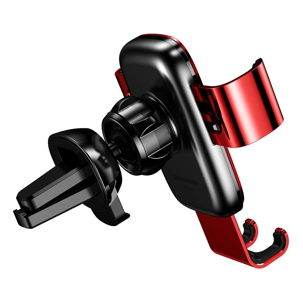 Hurtownia GSM - Baseus Metal Age Gravity Car Mount kovový gravitační držák do auta na mřížku ventilace červený (SUYL-D09) - BSU2236RED - {ean13} - Hurt