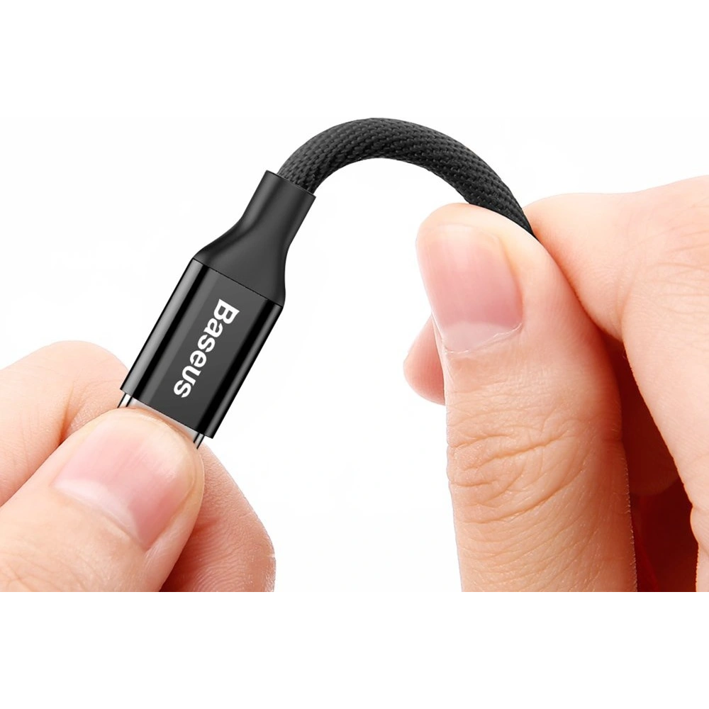 Hurtownia GSM - Baseus Yiven kabel vodič s textilním opletem USB / Lightning 1,8M černý (CALYW-A01) - BSU2253BLK - {ean13} - Hurt