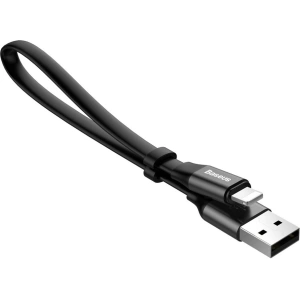 Hurtownia GSM - Baseus Nimble płaski kabel przewód USB / Lightning z uchwytem 2A 0,23M czarny (CALMBJ-B01) - BSU2255BLK - {ean13} - Hurt