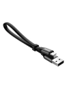 Wholesale Baseus Nimble Flat Portable USB / Lightning Cable with Buckle 2A 0,23M black (CALMBJ-B01) - BSU2255BLK - {ean13} - Hurt