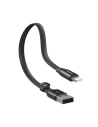 Wholesale Baseus Nimble Flat Portable USB / Lightning Cable with Buckle 2A 0,23M black (CALMBJ-B01) - BSU2255BLK - {ean13} - Hurt