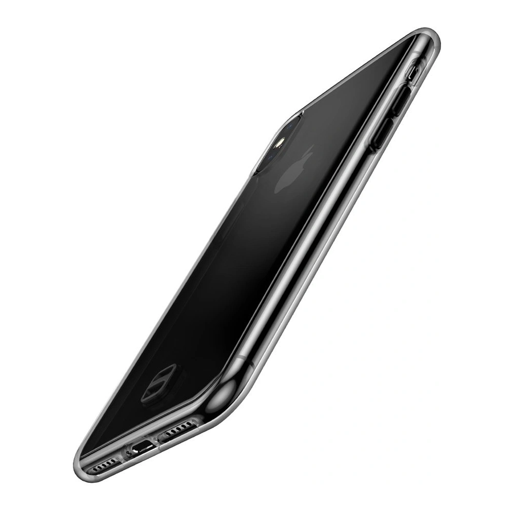 Hurtownia GSM - Baseus Transparent Key usztywnione etui z żelową ramką Apple iPhone XS Max czarny (WIAPIPH65-QA01) - BSU2330BLK - {ean13} - Hurt