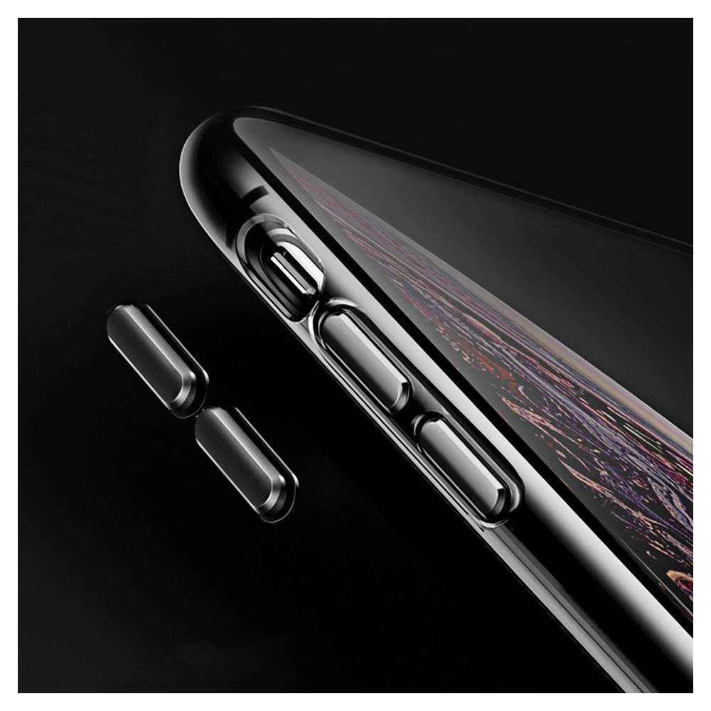 Hurtownia GSM - Baseus Transparent Key usztywnione etui z żelową ramką Apple iPhone XS Max czarny (WIAPIPH65-QA01) - BSU2330BLK - {ean13} - Hurt