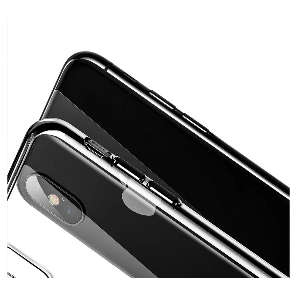 Hurtownia GSM - Baseus Transparent Key usztywnione etui z żelową ramką Apple iPhone XS Max czarny (WIAPIPH65-QA01) - BSU2330BLK - {ean13} - Hurt