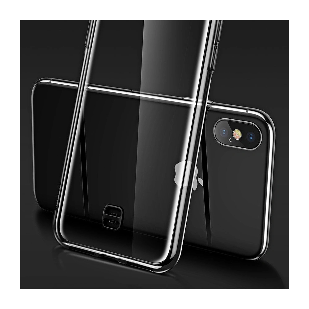 Hurtownia GSM - Baseus Transparent Key usztywnione etui z żelową ramką Apple iPhone XS Max czarny (WIAPIPH65-QA01) - BSU2330BLK - {ean13} - Hurt
