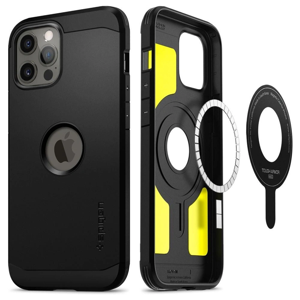 Hurtownia GSM - Etui Spigen Tough Armor Mag MagSafe Apple iPhone 12/12 Pro Black - SPN1584BLK - {ean13} - Hurt
