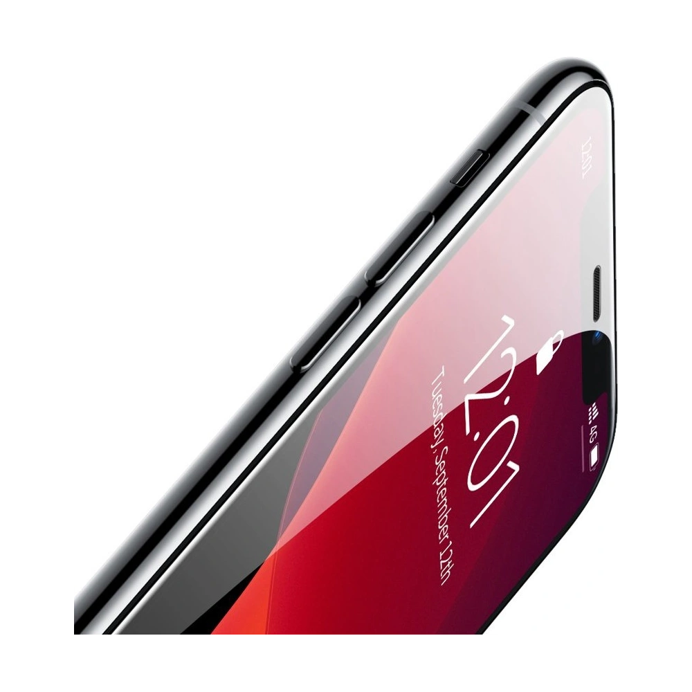 Hurtownia GSM - Baseus szkło hartowane na cały ekran Full Screen z ramką 0.23mm 9H Apple iPhone 11/XR + pozycjoner czarny (SGAPIPH61-APE01) - BSU2348BLK - {ean13} - Hurt