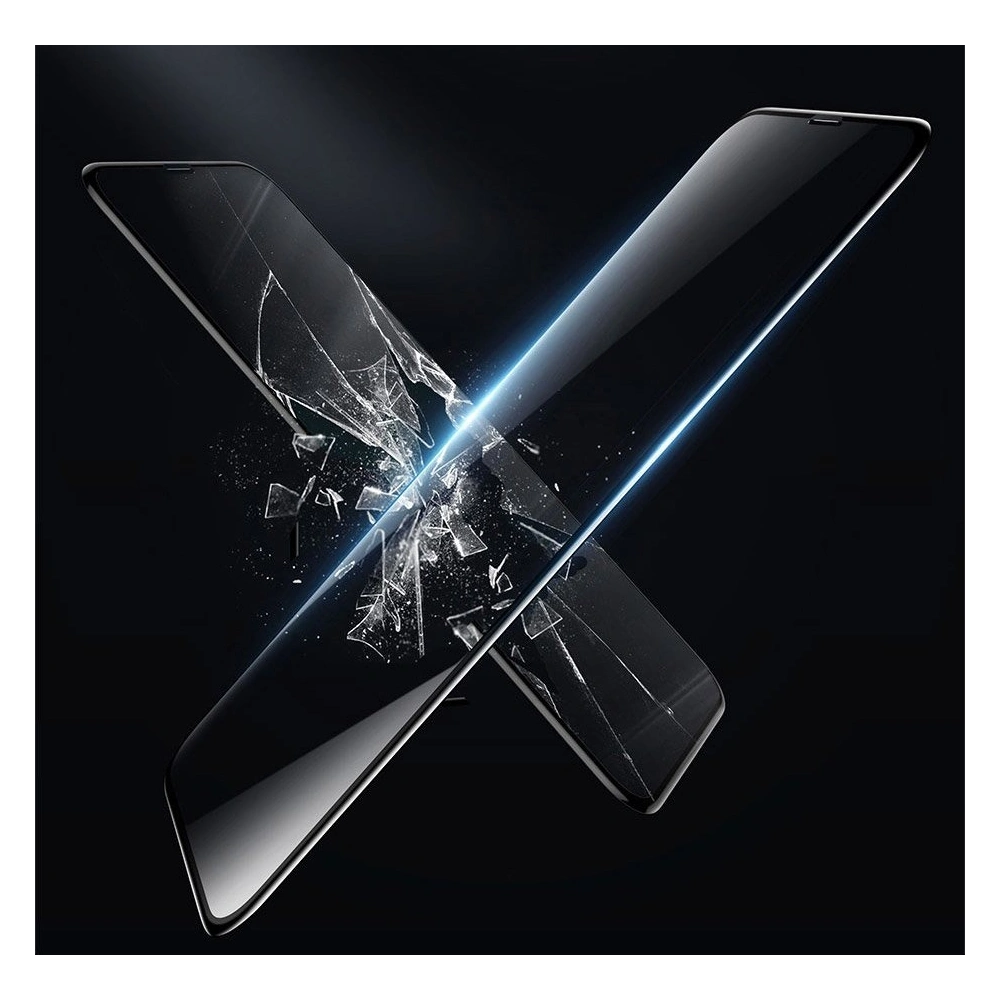 Hurtownia GSM - Baseus szkło hartowane na cały ekran Full Screen z ramką 0.23mm 9H Apple iPhone 11/XR + pozycjoner czarny (SGAPIPH61-APE01) - BSU2348BLK - {ean13} - Hurt