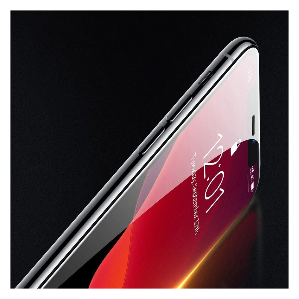 Hurtownia GSM - Baseus szkło hartowane na cały ekran Full Screen z ramką 0.23mm 9H Apple iPhone 11/XR + pozycjoner czarny (SGAPIPH61-APE01) - BSU2348BLK - {ean13} - Hurt