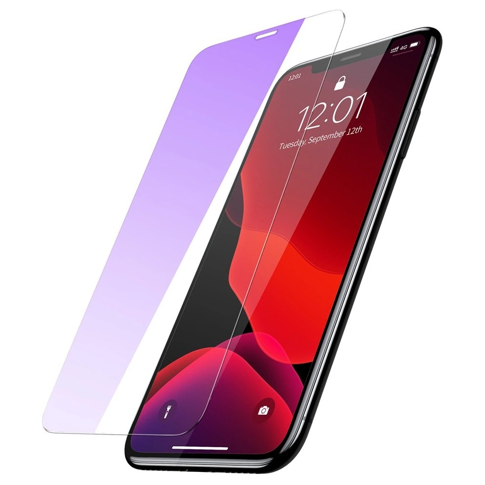 Hurtownia GSM - Baseus szkło hartowane 0.3mm 9H Anti-bluelight Apple iPhone 11 Pro Max/XS Max + pozycjoner (SGAPIPH65-LF02) - BSU2354 - {ean13} - Hurt