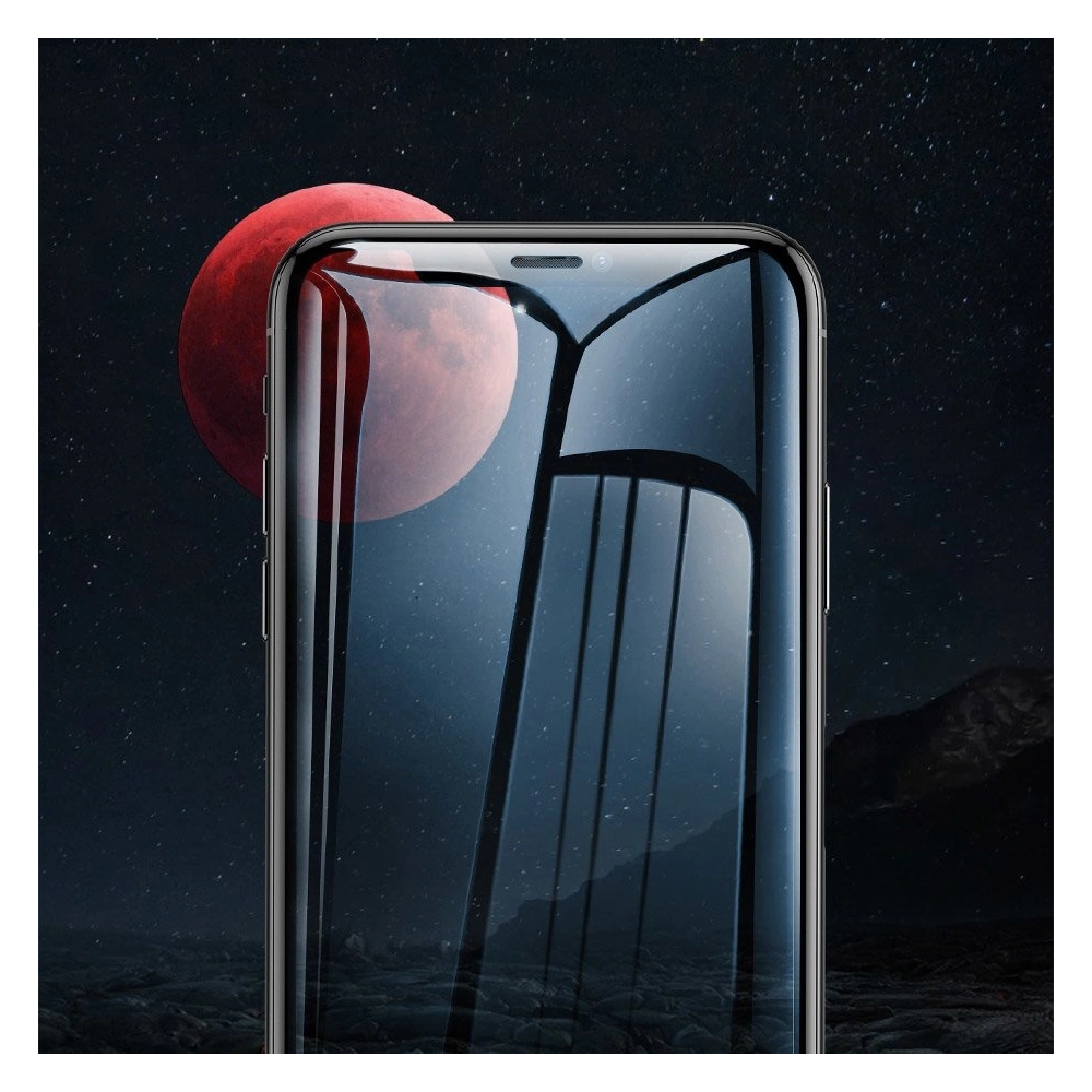 Hurtownia GSM - Baseus szkło hartowane 0.3mm 9H Anti-bluelight Apple iPhone 11 Pro Max/XS Max + pozycjoner (SGAPIPH65-LF02) - BSU2354 - {ean13} - Hurt