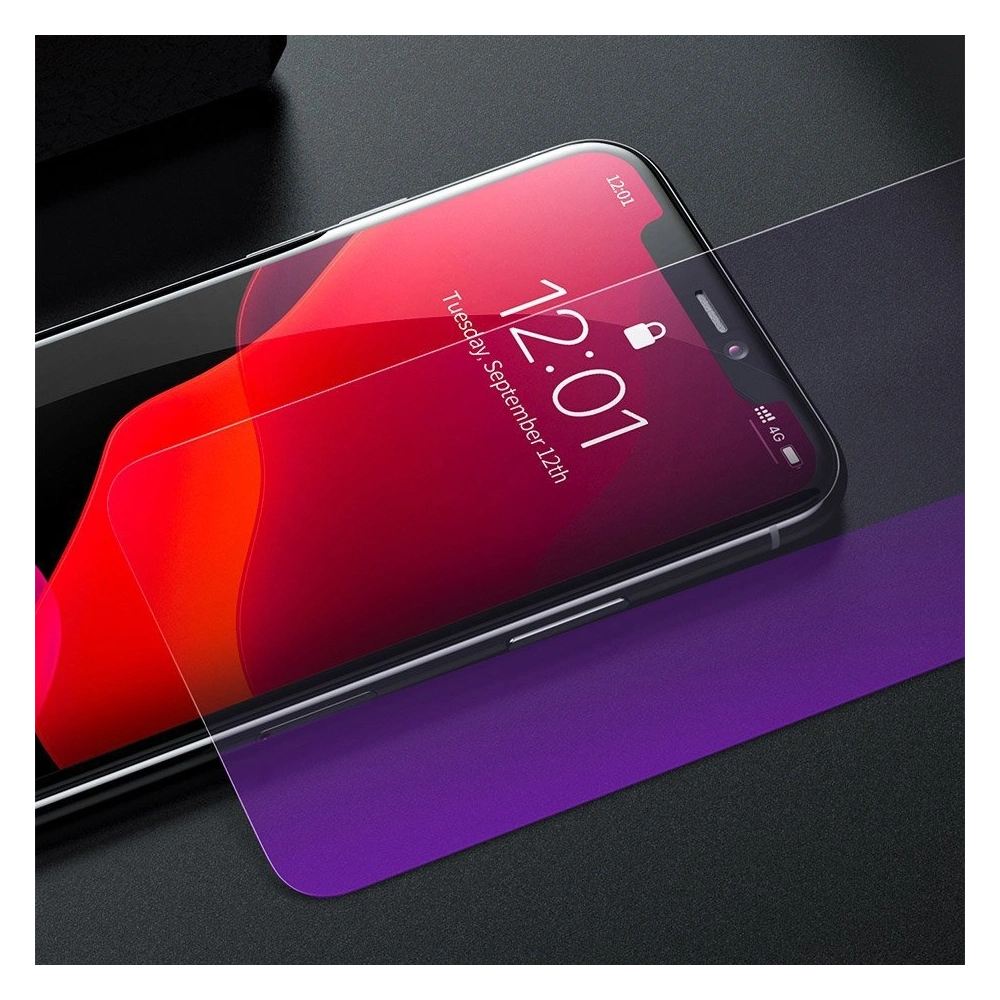 Hurtownia GSM - Baseus tvrzené sklo 0.3mm 9H Anti-bluelight Apple iPhone 11 Pro Max/XS Max + pozičovač (SGAPIPH65-LF02) - BSU2354 - {ean13} - Hurt