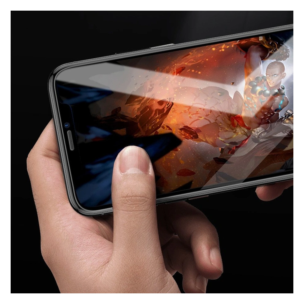 Hurtownia GSM - Baseus szkło hartowane 0.3mm 9H Anti-bluelight Apple iPhone 11 Pro Max/XS Max + pozycjoner (SGAPIPH65-LF02) - BSU2354 - {ean13} - Hurt