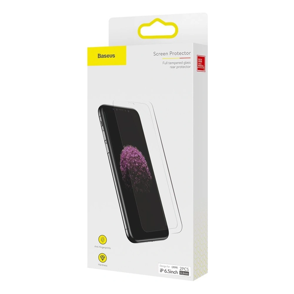 Hurtownia GSM - Baseus szkło hartowane 0.3mm 9H Anti-bluelight Apple iPhone 11 Pro Max/XS Max + pozycjoner (SGAPIPH65-LF02) - BSU2354 - {ean13} - Hurt