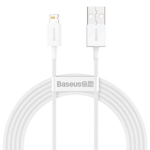 Kabel USB do Lightning Baseus Superior Series, 2.4A, 2m (biały)
