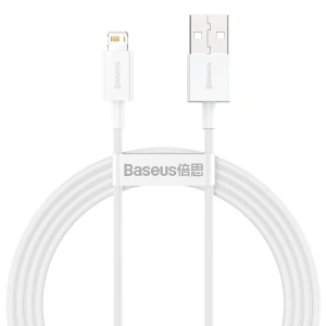 Wholesale Baseus Superior Series Cable USB to Lightning 2.4A 1,5m (white) - BSU2365WHT - {ean13} - Hurt