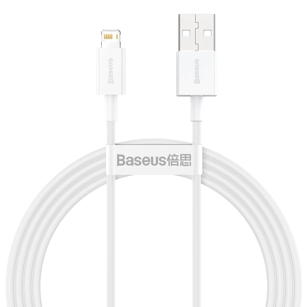Hurtownia GSM - Kabel USB do Lightning Baseus Superior Series, 2.4A, 1,5m (biały) - BSU2365WHT - {ean13} - Hurt
