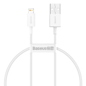 Hurtownia GSM - Kabel USB do Lightning Baseus Superior Series, 2.4A, 0,25m (biały) - BSU2366WHT - {ean13} - Hurt